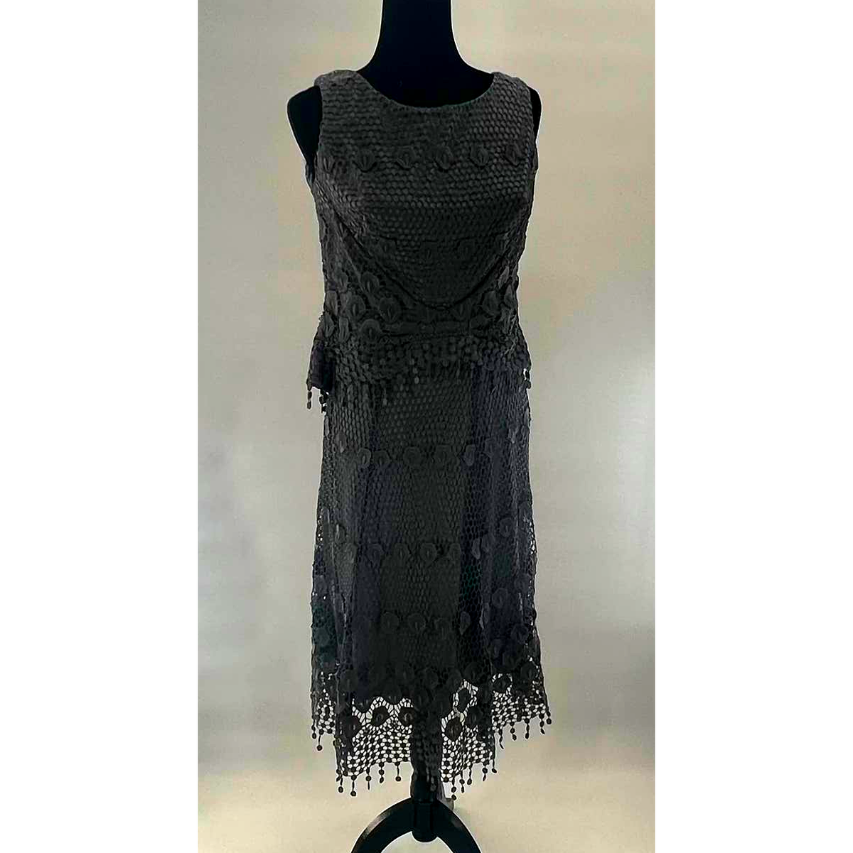 Eva Franco Grey lace Dress Size 0 | eBay