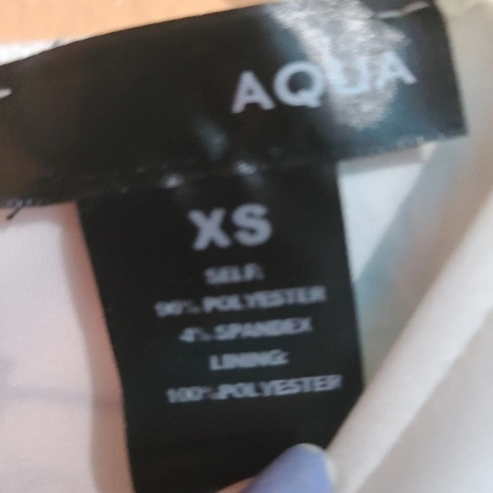 OFF WHITE Abito floreale svasato e aderente a strati Aqua Off White