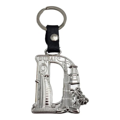 Dubai UAE Keychain Souvenir Travel Tourist Gift Car Key Ring Burj