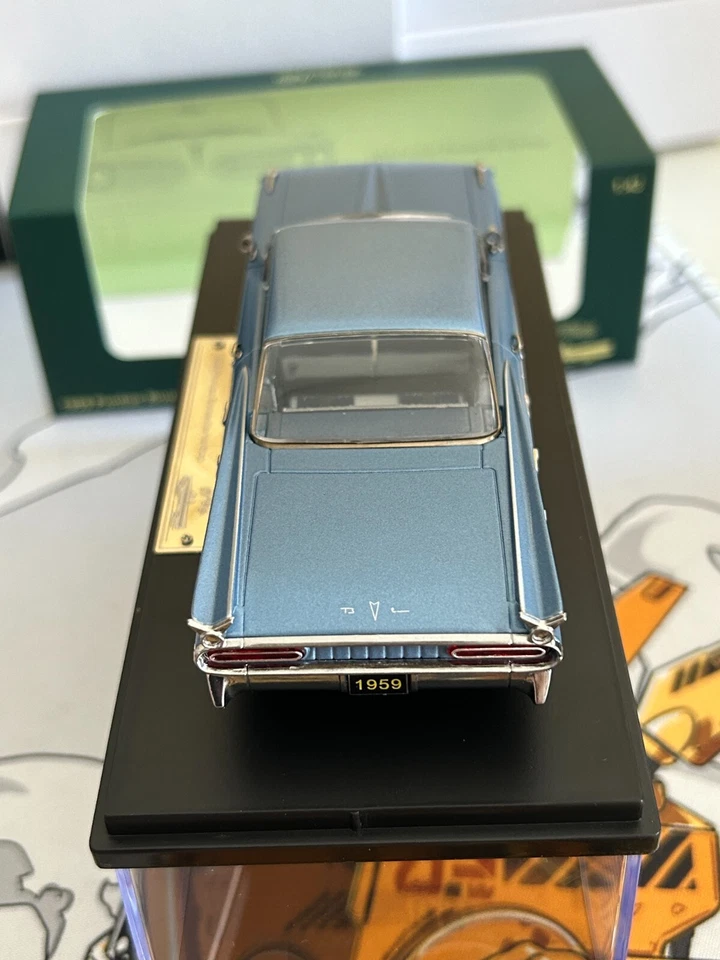 Brand New 1/43 1959 Pontiac Bonneville Die-Cast Alloy Car Model Hardtop Car Gift - Image 3 of 4