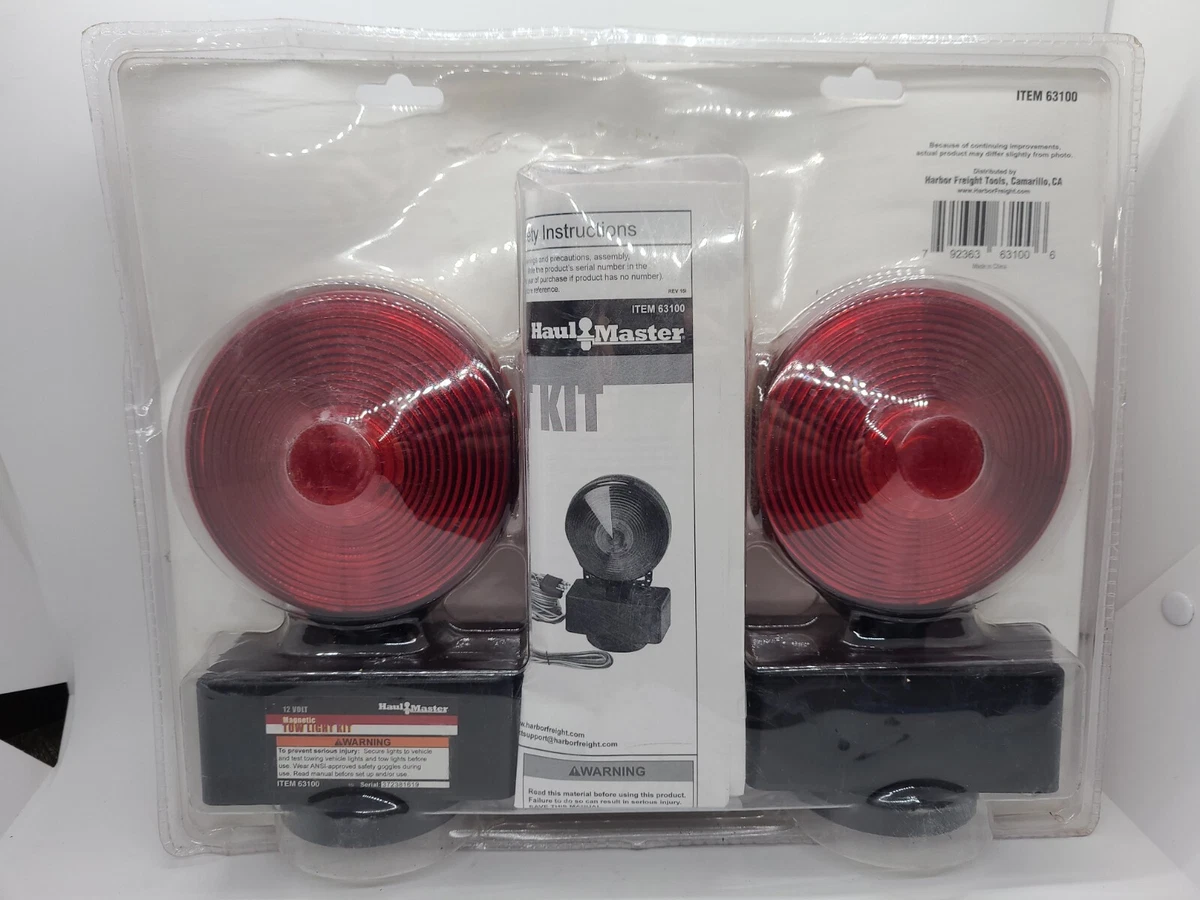Haul master 12 volt sale magnetic tow light kit
