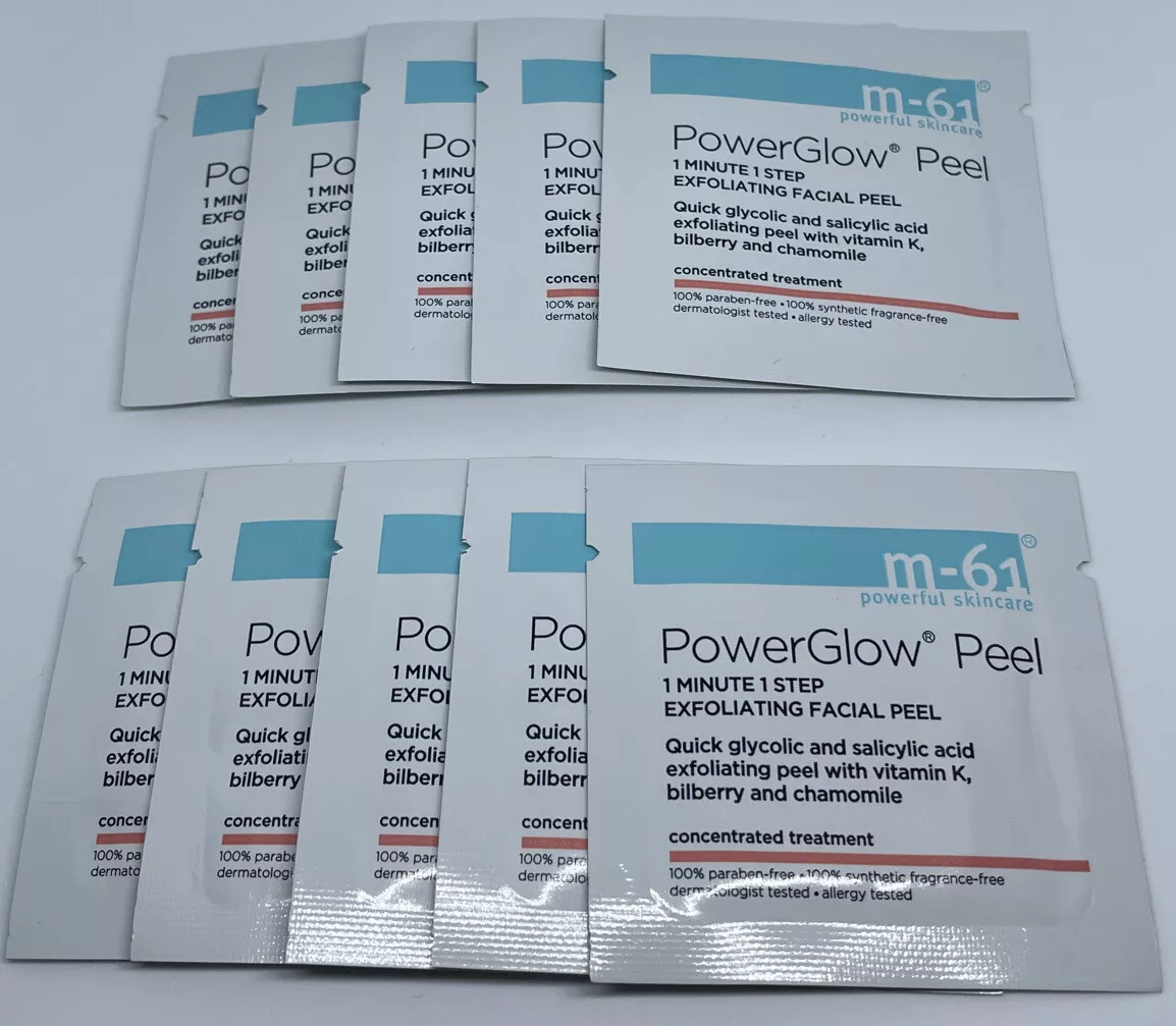 M61 power 2024 glow peel