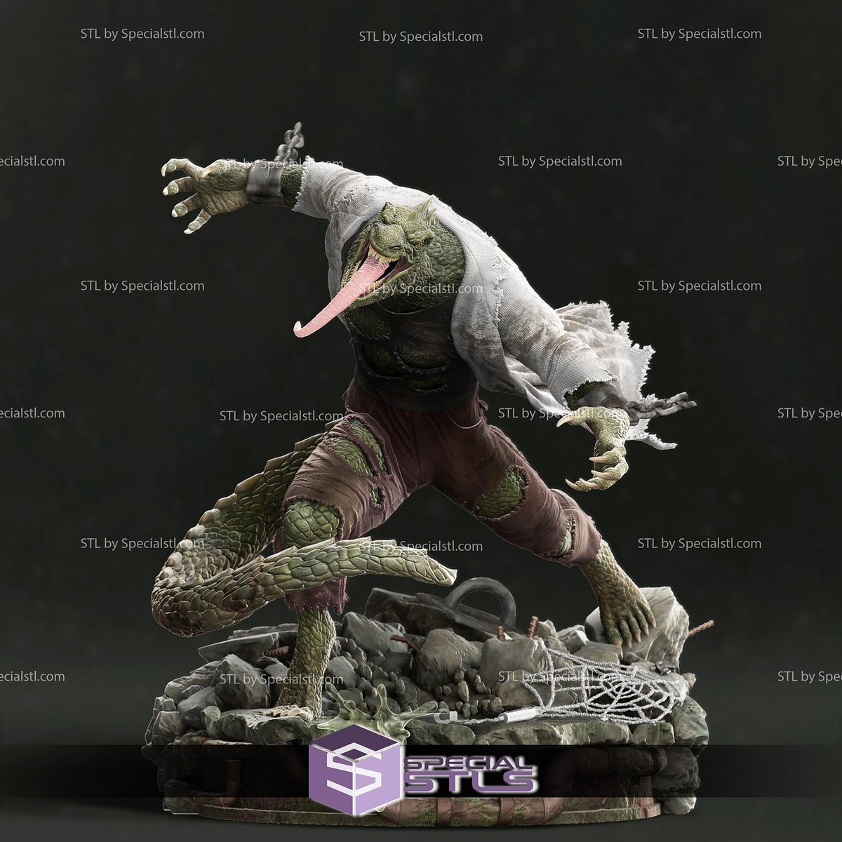 The Lizard Resin Sculpture Statue Model Kit Spider-man Unpainted