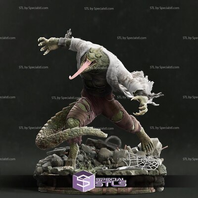The Lizard Resin Sculpture Statue Model Kit Spider-man  Unpainted/Unassembled