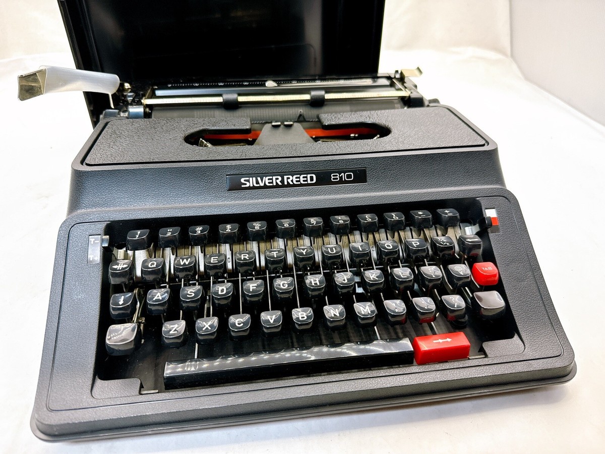 【完動品・希少】SILVER REED 810 ◎カタカナ・英字 タイプライター Vintage Silver Reed 810 Manual Typewriter - Tested with Dual