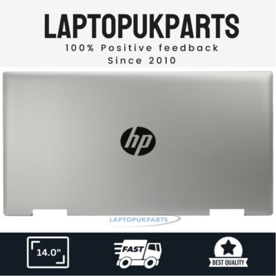Passend für HP Pavilion X360 14-DY0414NG Silber LCD Rückseite Backcover Deckel Top Case