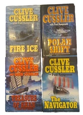 Clive Cussler Hardcover Lot Of 4 See Pics And Description For Title List