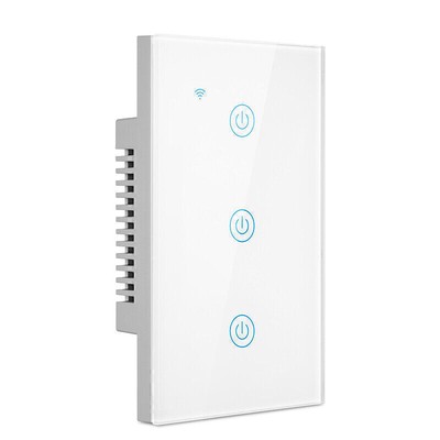 Zigbee Touch Panel WIFI Smart Wall Switch Voice Control for Amazon Google Home