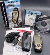 Magellan SporTrak Map Handheld GPS Bundle w/Data Cable, Software, Manual, Case