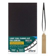 Self Adhesive Light Seal Baffle Flannel Sheet Camera Film Back Repair 100x200mm