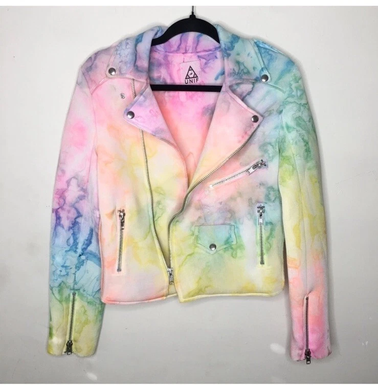 Chaqueta de moto de neopreno UNIF I Dye Moto Tie Dye Foto 3 de 4