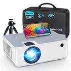 Wifi Bluetooth Projector, Portable Movie Projector Native 1080P for Home &Outdoo