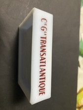 cendrier rectangulaire cie gle transatlantique french line en opaline