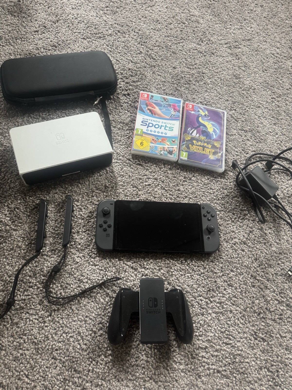 Nintendo Switch Console - OLED-model - With Games