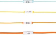 Panduit NWSLC2-7Y 2in Wh Cbl Id with Labels For 3mm Dup Fib Cab 100pk
