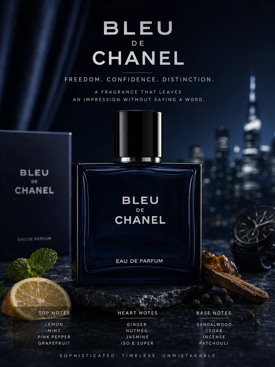 Bleu by CHANEL Fragrances for Men for sale - eBay