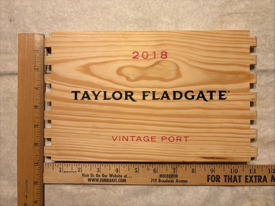 1 Panel de Madera Raro Taylor Fladgate Vintage Port CAJA LATERAL 2/25 a1172 Foto 2 de 2