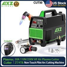 Plasma Cutting Machine HF 50Amp Non-Touch Pilot Arc Plasma Cutter 8-15CM Helmet