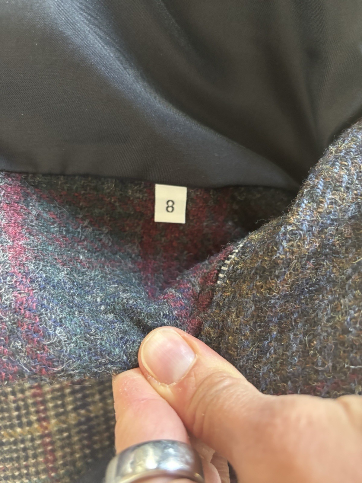 Vintage Character Patchwork Zip Jacket Blazer Poc… - image 11