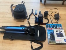 PENTAX K-30 Digital Camera Kit Crystal Blue with Accessories and Guides