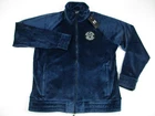 Mens XL Under Armour Jacket Velour Track blue