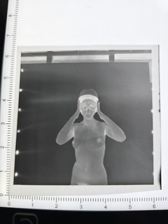 Artistic NUDE Original Photo Negariv No.25 Woman Lady Maid Nude NUDE (6x6)
