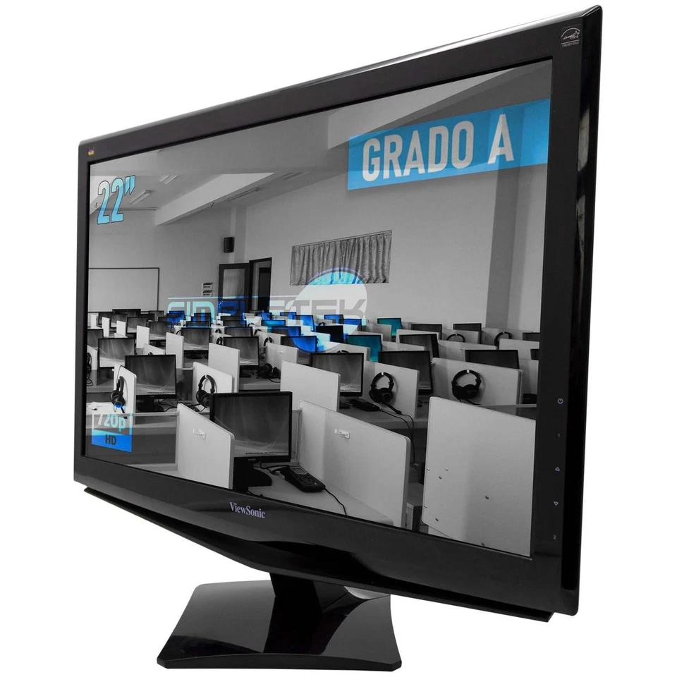 Viewsonic Va2248-Led Monitor 22" 16:9 Bildschirm Display Panel Lc Überholt - Bild 2 von 4