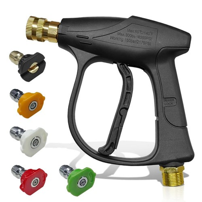 #ad High Pressure Car Washer Gun 4350 PSI Max Power Washer Short Gun with 1 4quot; O... $23.35