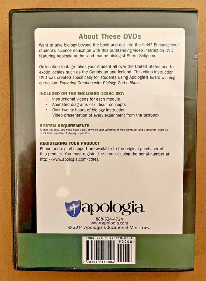 Apologia Exploring Creation w/ Biology 2nd Ed Instructional DVD Set - Image 2 of 2