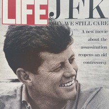 LIFE December 1991 JFK Why We Still Care Michael Landon A P Carter John Kennedy
