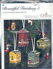 Victoria Sampler Cross Stitch Pattern Beautiful Finishings 3 Little House