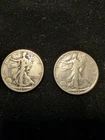 Walking Liberty Half Dollars Lot of 2