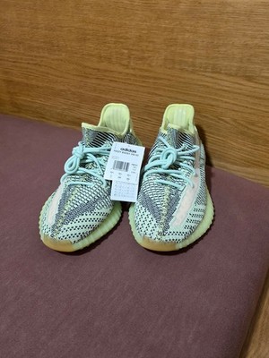 Adidas Yeezy Boost 350 V2 FW5191 Size EU 45 1/3 Yeezreel US 11 neon grün UK 10,5
