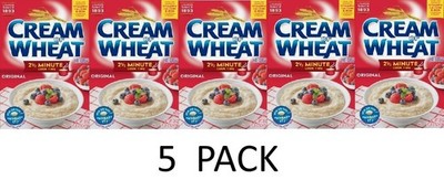 Cream of Wheat ORIGINAL Hot Cereal 2.5 Minute Cook time 28 oz Box - 5 PACK