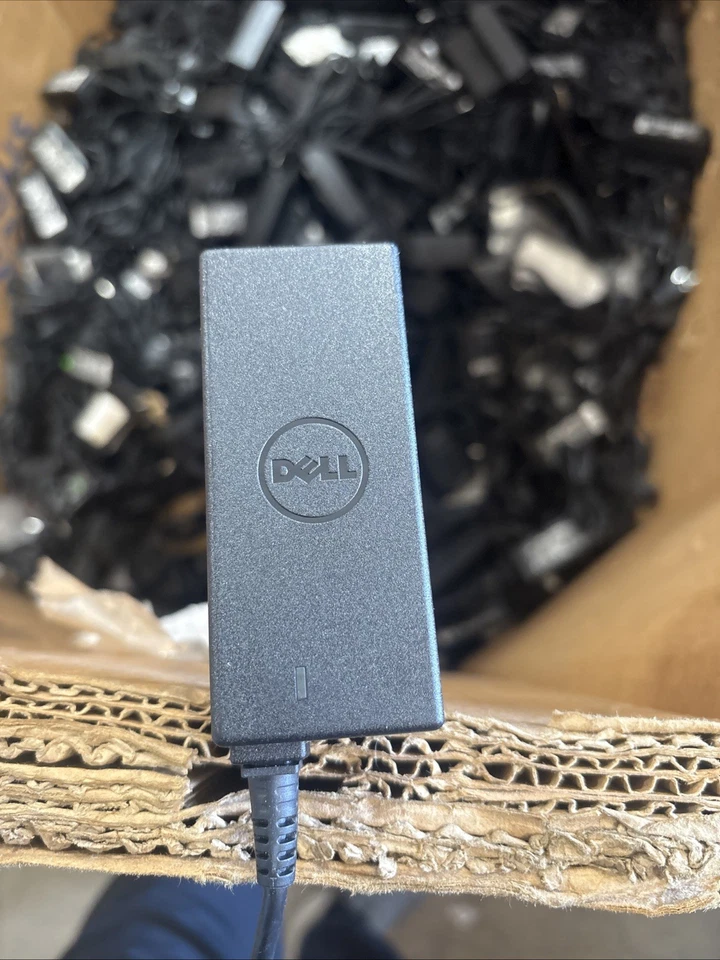 Cargador adaptador de CA genuino Dell 45W pequeño pin con cables lote de 10x con cables Foto 2 de 4