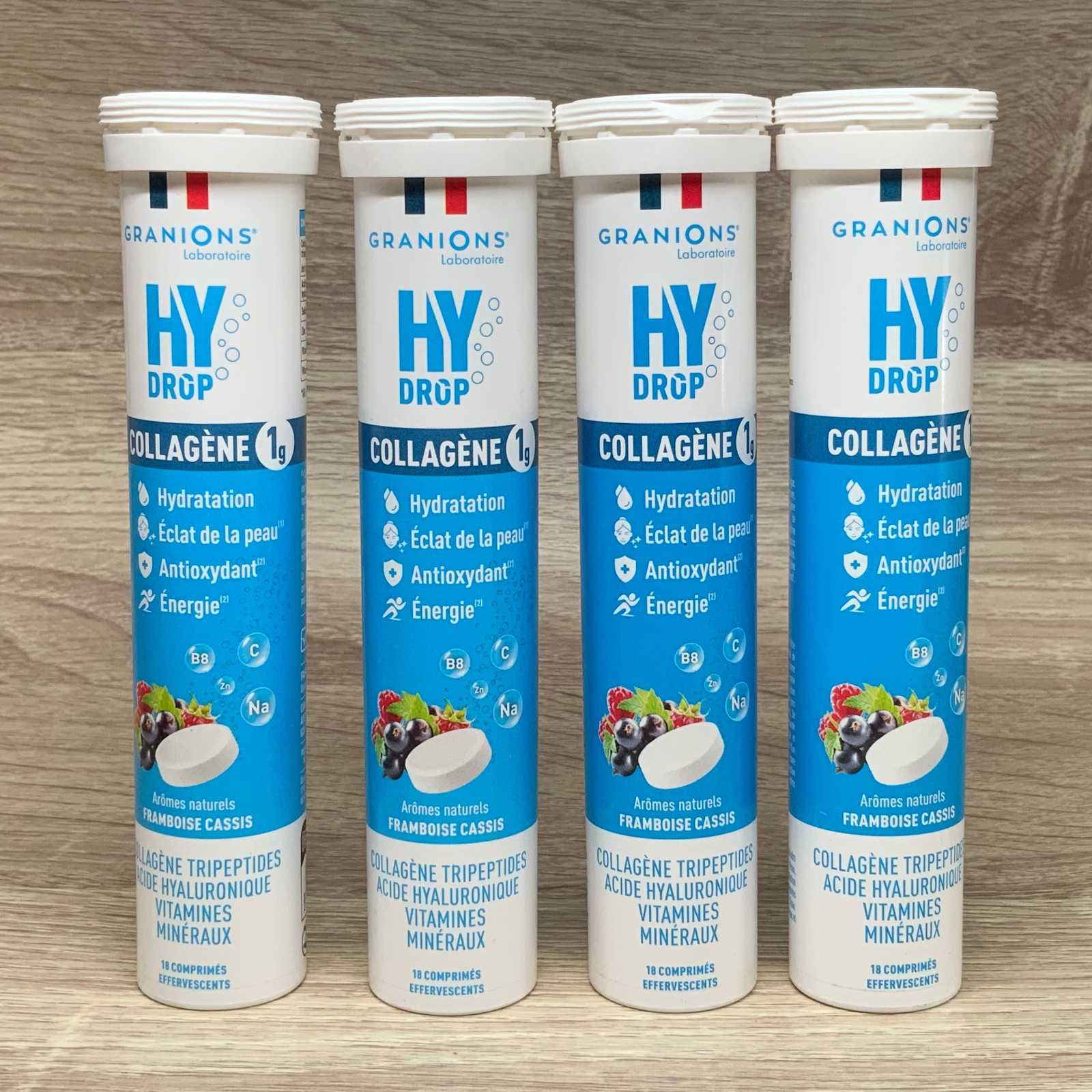 Pastille hydratation au collagène Granions pour une peau repulpée