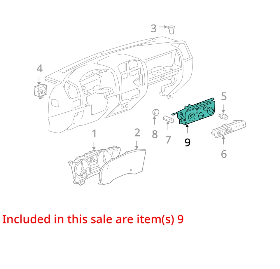 Control de clima calentador Gmc Canyon 2004-2012 25841856 TE6OF Foto 3 de 4