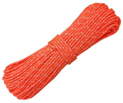 2mm Fluorescent Reflective Guyline Camping Paracord, Ultralight Thin Cord Rop...