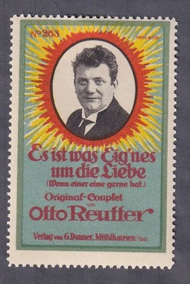 Vignette G.Danner Mühlhausen Otto Reutter Es ist was Eig'nes um die Liebe