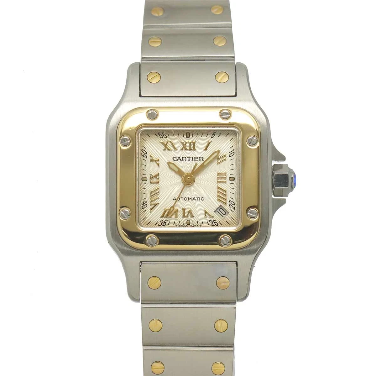 Cartier Santos Galbee SM W20045C4 Silver Dial Automatic Ladies 90327913