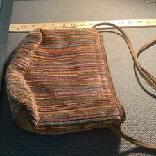 Danny K Beverly Hills Crossbody Purse Bag Tapestry Made In USA Multi Color