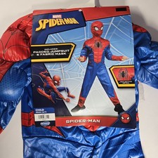 Marvel Spider-Man Deluxe Costume Kids Size S 6/7 Jazwares Dress-up Halloween