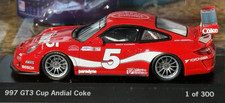2013 Porsche 997 GT3 Cup Andial Coke Livery 1:43 Spark Limited Edition 1 of 300
