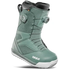 NEW!! 2025 Ladies 32 STW Double Boa Snowboard Boots-Green-Sz 5.5