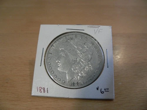 1881 P Morgan 90% Silver Dollar VF Fine Philadelphia Mint