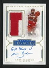 2015-16 MARK JACKSON 14/25 AUTO PATCH PANINI NATIONAL TREASURES AUTOGRAPHS