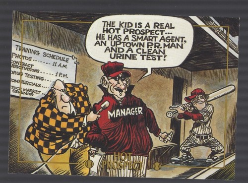 1993 Baseball Cardtoons Base HOF & Etched Foil - Complete Your Set - You Pick - Picture 120 of 122