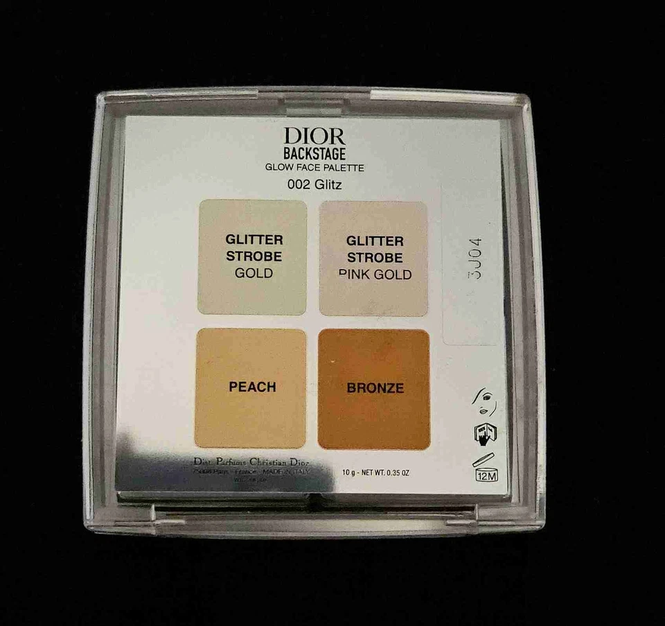 Paleta de brillo facial Dior Backstage 003 oro puro brillo iluminador estroboscópico nuevo sin caja Foto 3 de 3