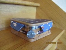 Longaberger Inaugural Basket Set 2009 w/ Lid Triangle Flag *shipping included!*