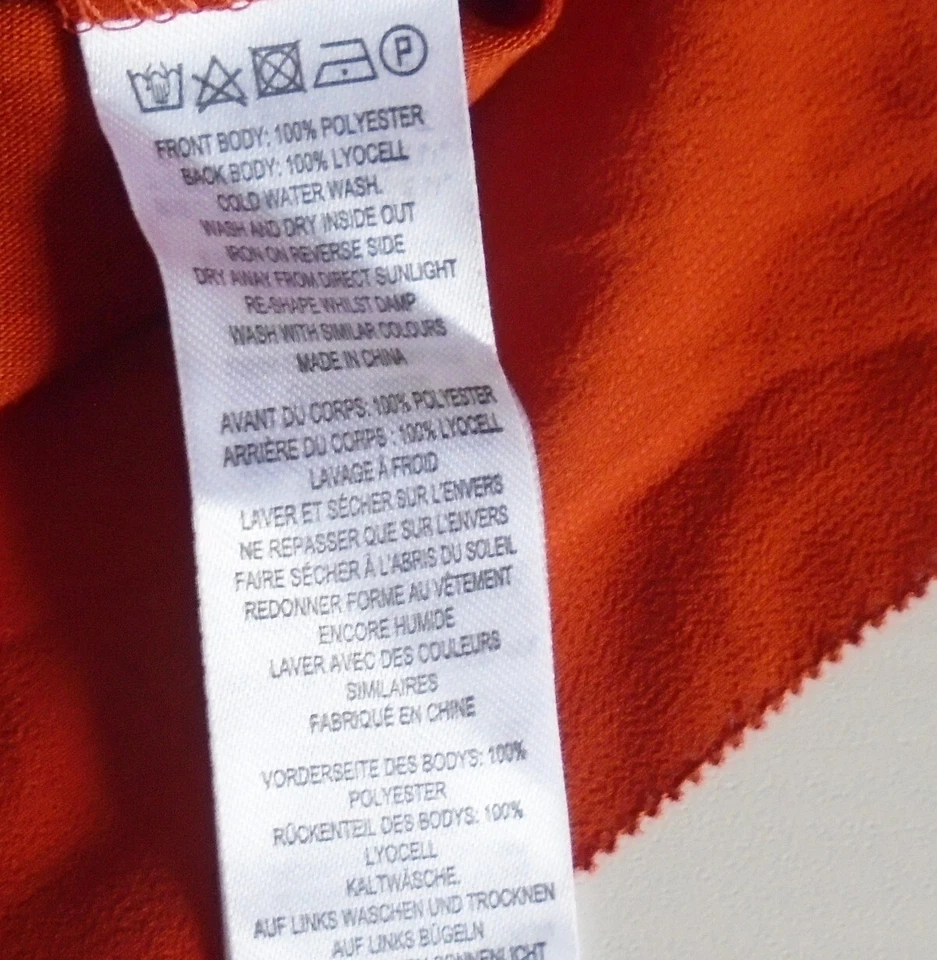 French Connection Clásico Crepé Cuello en V Top Cobre Moneda Talla M Nuevas Etiquetas Nuevo con Etiquetas Foto 4 de 4